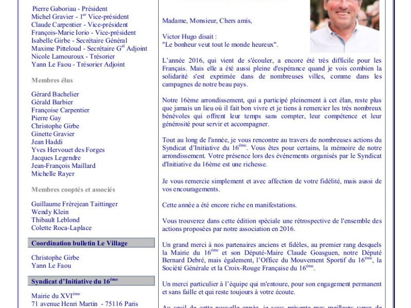 Bulletin d&rsquo;Informations 2017