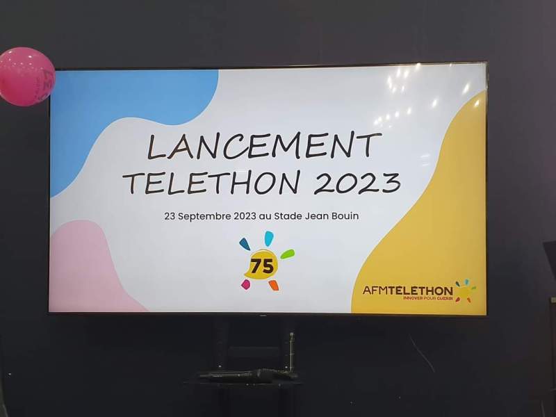 Lancement Téléthon 2023
