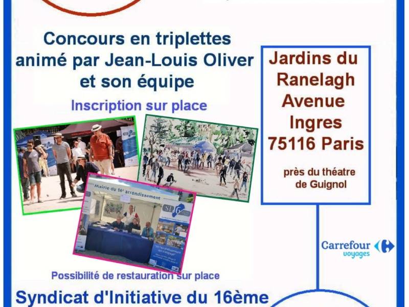 23ème édition du challenge de pétanque du&nbsp;SI16